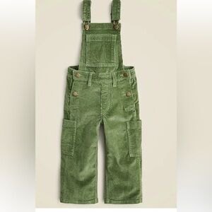 Crewcuts Green Corduroy Overalls